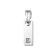 Load image into Gallery viewer, Initial Tag Pendant - Silver
