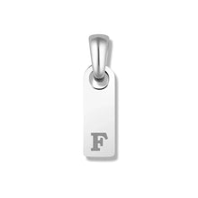 Load image into Gallery viewer, Initial Tag Pendant - Silver
