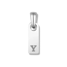 Load image into Gallery viewer, Initial Tag Pendant - Silver
