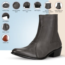 Load image into Gallery viewer, Jazzy Jackman Leather Ankle Length Boots for Men
