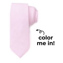 Load image into Gallery viewer, Coloring Tie - Light Pink
