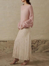 Load image into Gallery viewer, Lightweight Mohair Sheer Long-Sleeve Loose Knit Sweater | NCS
