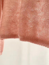 Load image into Gallery viewer, Lightweight Mohair Sheer Long-Sleeve Loose Knit Sweater | NCS
