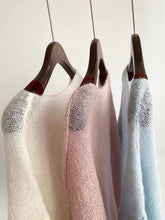 Load image into Gallery viewer, Lightweight Mohair Sheer Long-Sleeve Loose Knit Sweater | NCS

