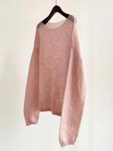 Load image into Gallery viewer, Lightweight Mohair Sheer Long-Sleeve Loose Knit Sweater | NCS
