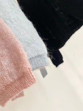 Load image into Gallery viewer, Lightweight Mohair Sheer Long-Sleeve Loose Knit Sweater | NCS
