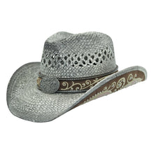 Load image into Gallery viewer, Peter Grimm Liliana - Straw Cowboy Hat
