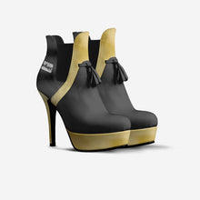 Load image into Gallery viewer, Limited Edition Vegan Over-the-Knee Boots BYMANYC® New York Skyline Black
