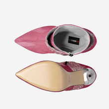 Load image into Gallery viewer, Limited Edition Vegan Stiletto Boots BYMANYC ® New York Futurista Black
