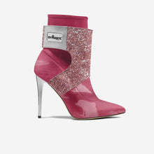 Load image into Gallery viewer, Limited Edition Vegan Stiletto Boots BYMANYC ® New York Futurista Black
