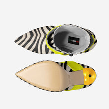 Load image into Gallery viewer, Limited Edition Vegan Stiletto Boots BYMANYC ® New York Futurista Noir
