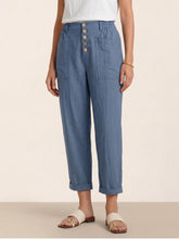 Load image into Gallery viewer, Linen Simple Button Fly Trousers HEIDI
