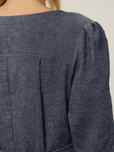 Load image into Gallery viewer, Linen Denim Texture Jacket Dress HANNAH
