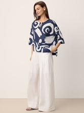 Load image into Gallery viewer, Linen Layered Asymmetric Top NOREEN
