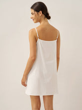 Load image into Gallery viewer, Linen V-Neck Cover-Up and Slip Dress Set CASS
