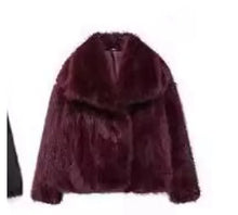 Load image into Gallery viewer, Girls and Women's Plush Lapel Winter Coat - # GIAA22310002
