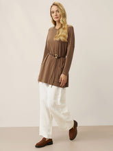 Load image into Gallery viewer, Recycled Leather Belt Versatile Styling Waist Accessory AURELIA

