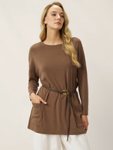 Load image into Gallery viewer, Recycled Leather Belt Versatile Styling Waist Accessory AURELIA
