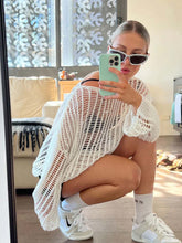 Load image into Gallery viewer, Long Sleeve Hollow Knit Mesh Top for Women - Summer | NCS
