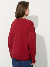 Load image into Gallery viewer, Loose Fit Women's Round Neck Pullover Sweater | NCS
