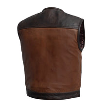 Load image into Gallery viewer, Lowside Rider Men's Motorcycle Leather Vest
