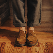 Load image into Gallery viewer, Men's Brown Suede Lug Centesimo
