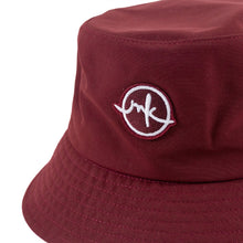 Load image into Gallery viewer, M033 Colton Nylon Bucket Hat - Burgundy
