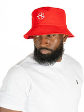 Load image into Gallery viewer, M033 Colton Nylon Bucket Hat - Red
