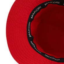 Load image into Gallery viewer, M033 Colton Nylon Bucket Hat - Red
