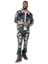 Load image into Gallery viewer, M1014 Mohadi Denim Jacket - Black
