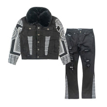Load image into Gallery viewer, M1054 Sartoni Denim Set - Black
