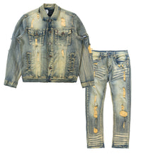 Load image into Gallery viewer, M1079 Moreli Denim Jacket - Dirt
