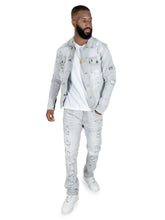 Load image into Gallery viewer, M1079 Moreli Denim Jacket - Gray
