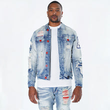 Load image into Gallery viewer, M1090 Leaders Denim Jacket - Light Wash
