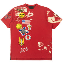Load image into Gallery viewer, M116 Makobi Punk Patch Tee - Red
