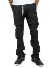 Load image into Gallery viewer, M1625 Sartoni Nylon Stacked Pants - Black
