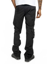Load image into Gallery viewer, M1625 Sartoni Nylon Stacked Pants - Black
