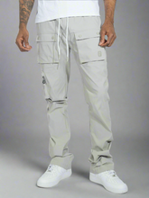 Load image into Gallery viewer, M1625 Sartoni Nylon Stacked Pants - Gray
