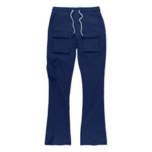 Load image into Gallery viewer, M1625 Sartoni Nylon Stacked Pants - Navy
