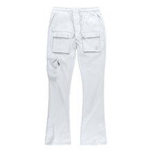 Load image into Gallery viewer, M1625 Sartoni Nylon Stacked Pants - White
