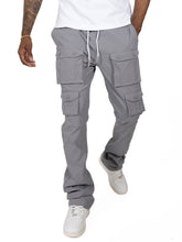 Load image into Gallery viewer, M1633 Colton 34” Stack Nylon/Spandex  Sweat Pants - Dark Gray
