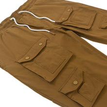 Load image into Gallery viewer, M1633 Colton 34” Stack Nylon/Spandex  Sweat Pants - Mocha
