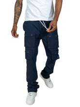 Load image into Gallery viewer, M1633 Colton 34” Stack Nylon/Spandex  Sweat Pants - Navy

