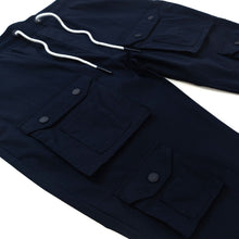 Load image into Gallery viewer, M1633 Colton 34” Stack Nylon/Spandex  Sweat Pants - Navy
