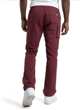 Load image into Gallery viewer, Nylon Pants | M1634 Adorni Stacked - Burgundy

