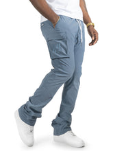 Load image into Gallery viewer, Nylon Pants | M1634 Adorni Stacked - Midnight Blue
