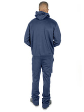 Load image into Gallery viewer, M1635 Essentials Stacked Sweatpants - Navy
