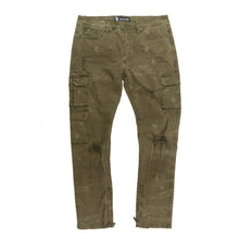 Load image into Gallery viewer, M1737 Berteli Acid Cargo Pants - Olive
