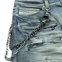 Load image into Gallery viewer, Jeans | M1763 Adorni Chain Pants - Dark Wash
