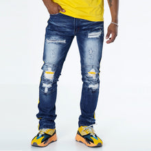 Load image into Gallery viewer, M1769 Makobi Cameo Denim Jeans - Dark Wash
